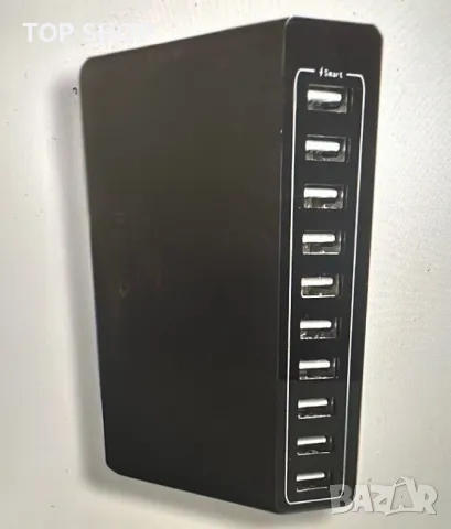 Ново Мулти Зарядно 10 Порта USB, Бързо и Ефективно 60W
