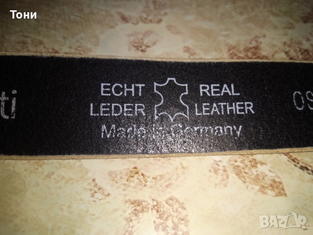 VANZETTI Оригинал Нов Дамски Колан Изцяло от Естествена Кожа 125см, снимка 3 - Колани - 52563055