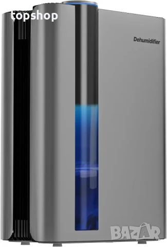 НОВ влагоуловител CT15 2500ml с автоматично изключване, 7 цвята LED, тих режим, дренажен маркуч