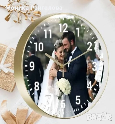 Персонализиран часовник с Ваша снимка , снимка 4 - Стенни часовници - 52501824