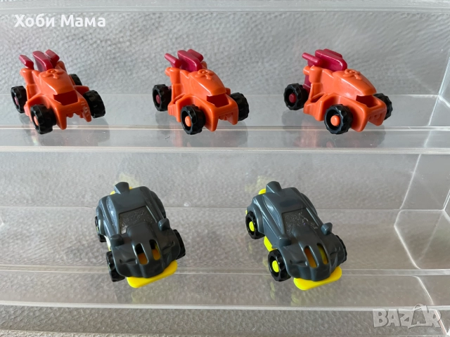 Kinder Surprise Колички от шоколадови яйца