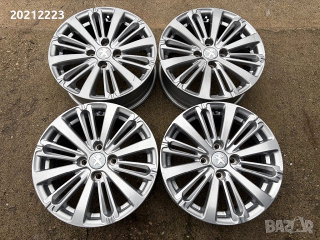 4 броя алуминиеви джанти за Peugeot 208,2008 16, снимка 6 - Гуми и джанти - 52708834