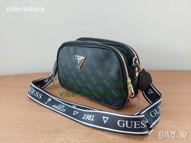 Черна чанта Guess кодSG-24A, снимка 3 - Чанти - 44745948