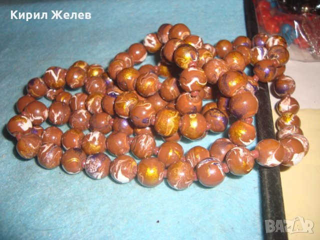 ВИНТИДЖ АРТ КРАСИВО КОЛИЕ СИНТЕТИКА КАТАЛИН ГЕРДАН ОГЪРЛИЦА 27141, снимка 7 - Колиета, медальони, синджири - 35078649