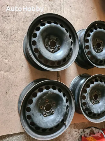 Джанти Железни 16 цола 5х112мм Ауди Фолксваген Шкода Сеат 4бр., снимка 3 - Гуми и джанти - 48051476