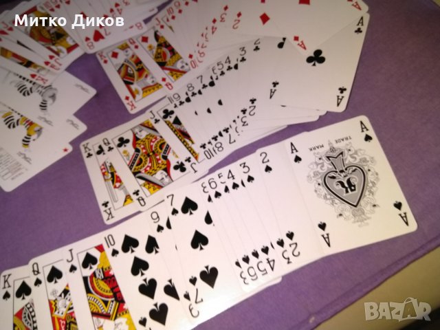 Royal Playing Cards STR-карти  за игра нови пластик  в метална кутия, снимка 5 - Карти за игра - 33622282