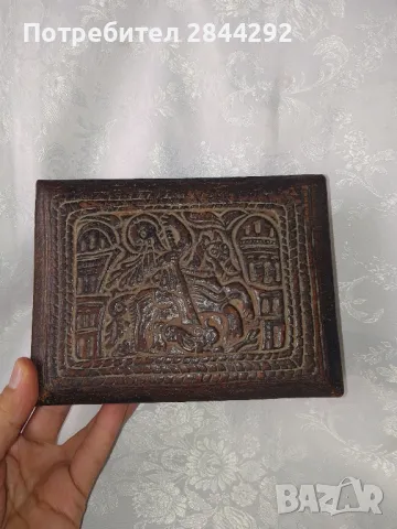 Стара Кожена Кутия, снимка 2 - Декорация за дома - 49784947