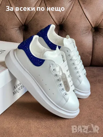 Дамски маратонки с кристали Alexander Mcqueen - Налични различни цветове Код D1484, снимка 5 - Маратонки - 48275646