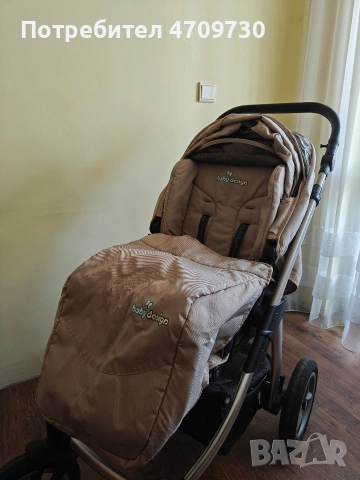 Бебешка количка/ детска количка с два коша - Baby Design, снимка 5 - Детски колички - 53109824