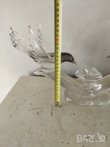 кристална статуетка,композиция, снимка 2 - Антикварни и старинни предмети - 47640361
