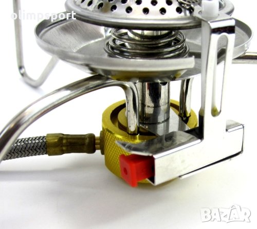 Преносим газов котлон с пиезо запалване (600351) нов Компактен, преносим газов котлон за продължител, снимка 3 - Газови котлони - 33255382
