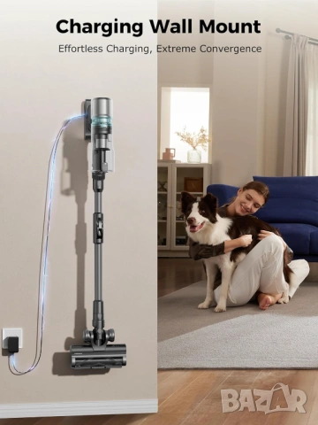 Безжична прахосмукачка Proscenic P16, 55KPA НОВА, снимка 8 - Прахосмукачки - 53420876