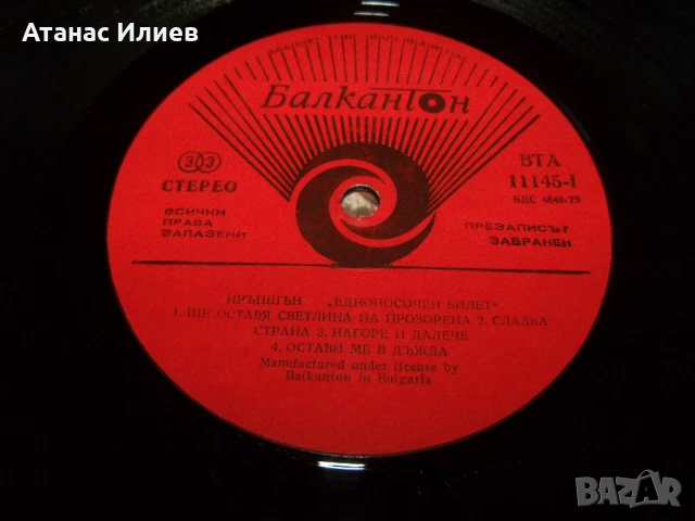 Eruption – Leave A Light, ВТА 11145, 1983г., снимка 5 - Грамофонни плочи - 50940788