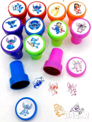 12 бр сет печати печата печат Стич Stitch печатчета, снимка 2 - Други - 48715223