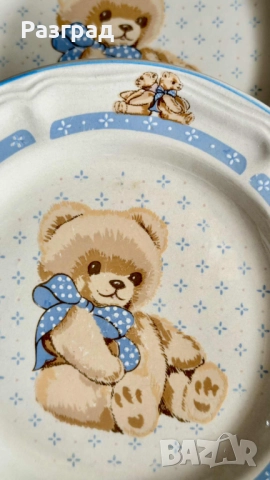 Винтидж детски чинии, снимка 4 - Чинии - 52749932