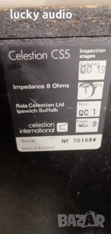 Колони Celestion CS5, снимка 8 - Тонколони - 52569492