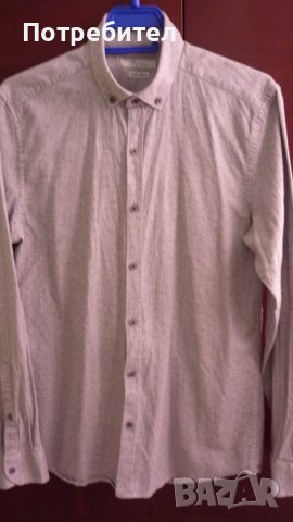 Мъжка риза с дълъг ръкав-М, снимка 2 - Ризи - 39094780
