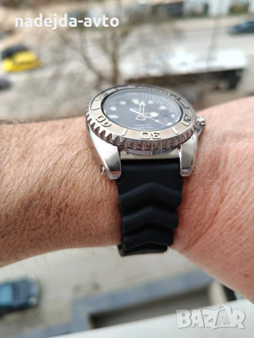 Заглавие: Seiko diver`s 200м BFK Big freaking kinetic 44mm, бартер, снимка 2 - Мъжки - 53487110