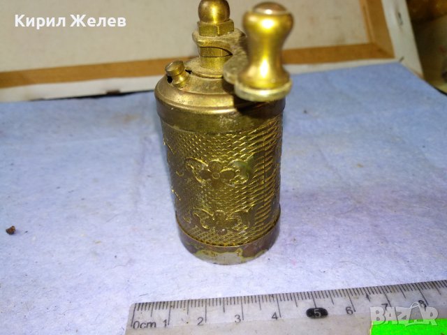 Стара ФЛОРАЛНО ОРНАМЕНТИРАНА БРОНЗИРАНА МЕЛНИЧКА За ПОДПРАВКИ РЯДКА КРАСИВА За КОЛЕКЦИЯ МЕХАНА 42799, снимка 9 - Антикварни и старинни предмети - 43949333