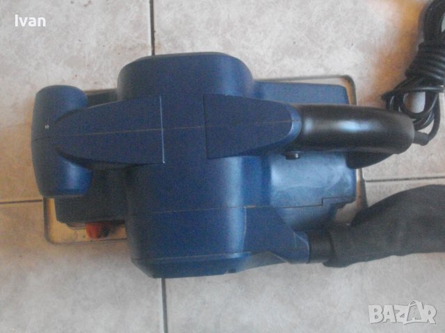 850 Вата-Немски Профи Лентов Шлайф Голям-KING CRAFT-Като Нов-Със Стойка Обърнато Шлайфане-2003г, снимка 13 - Други инструменти - 43295476