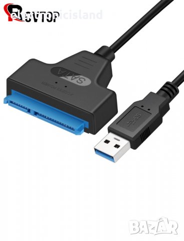 Кабел USB 3.0 / 22 pin SATA конвертор за 2,5 хардиск за лаптоп компютър HDD, снимка 5 - Кабели и адаптери - 20954770