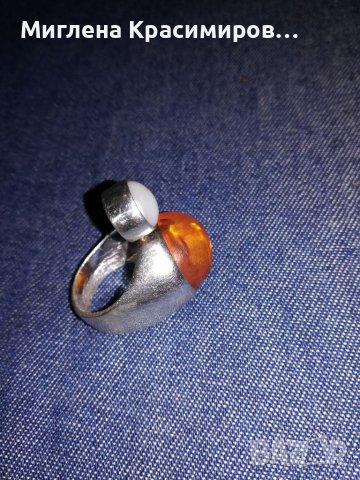 Масивен сребърен пръстен , снимка 6 - Пръстени - 39787369