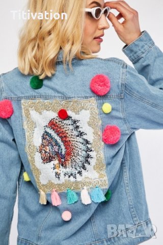 Дънково яке, снимка 3 - Якета - 28663248