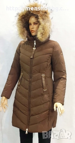 Дамско яке с естествен пух код 12 - 1, снимка 2 - Якета - 51979663