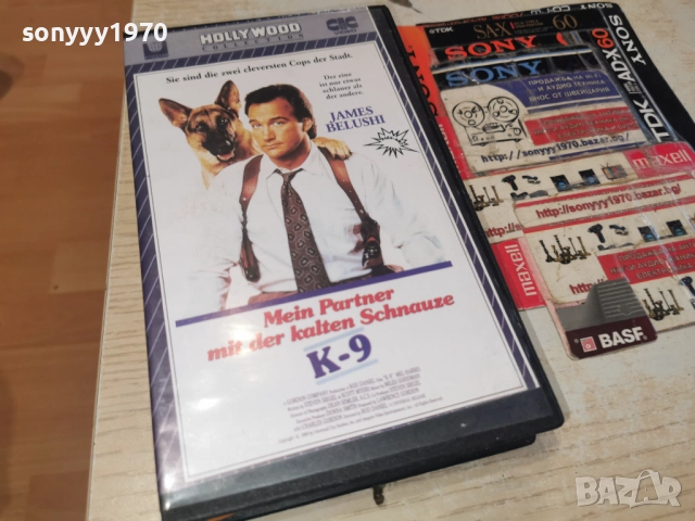 К-9/ДЖОНИ КРАСАВЕЦА-VHS VIDEO 2612251724, снимка 3 - Други жанрове - 52906161