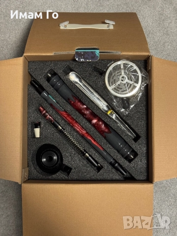 Smokah Diamond Series – Black/Red – ново премиум наргиле / shisha / hookah, снимка 5 - Наргилета - 52416949