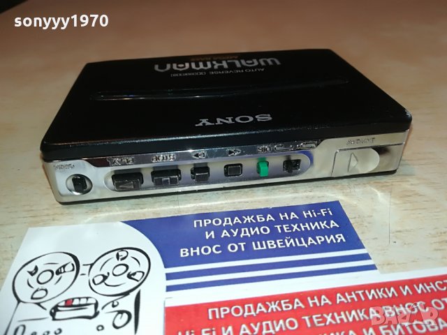 sony wm-190 walkman-made in japan-mettal, снимка 12 - MP3 и MP4 плеъри - 28413376