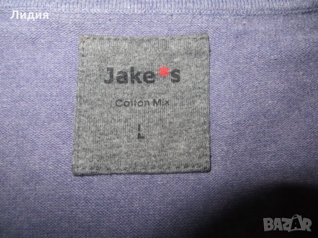 Мъжки пуловер Jake*s, снимка 4 - Пуловери - 26668460