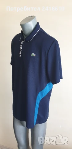 Lacoste Sport Pique  3/4 Zip Mens Size 6 - XL НОВО! ОРИГИНАЛ! Мъжка Тениска!, снимка 7 - Тениски - 50948615