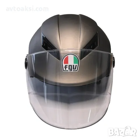 Каска за мотор/скутер 3-ри цвята, снимка 5 - Аксесоари и консумативи - 48996241