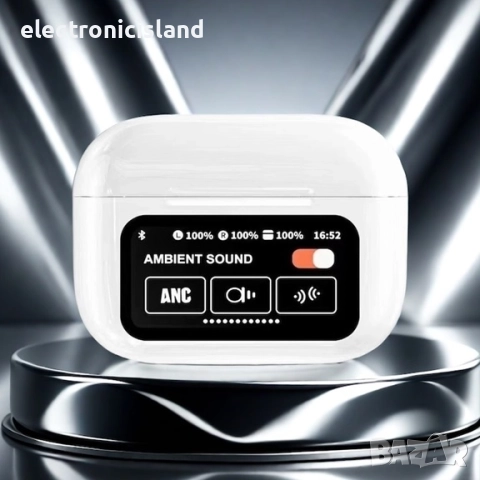 Безжични слушалки pods TWS за уши, безжични, спортни, с микрофон, ANC ENC, гласов асистент, бели, снимка 5 - Безжични слушалки - 52426217
