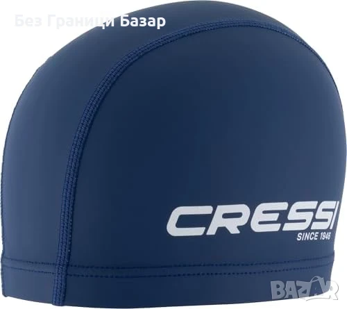 Нова Унисекс плувна шапка CRESSI – бързосъхнеща, еластична за плуване море, снимка 3 - Водни спортове - 50467159