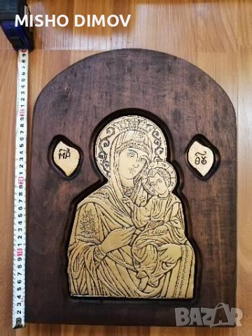 ИКОНА СВ. БОГОРОДИЦ, снимка 8 - Икони - 23787038