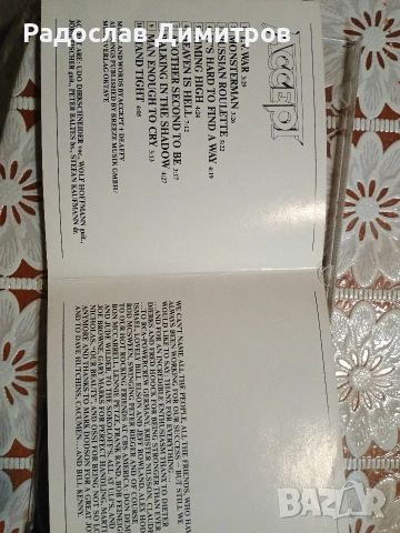 Accept -Russian Roulette , снимка 5 - CD дискове - 53248646