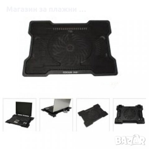 Охладител за лаптоп 17 инча - КОД Т100, снимка 3 - Лаптоп аксесоари - 28460599