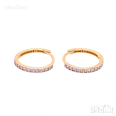 Златни обеци 2,25гр. 14кр. проба:585 модел:37661-1