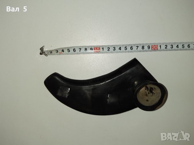 Стара фигура от рог - ваза , поставка за снимки , соц, снимка 4 - Антикварни и старинни предмети - 34916495