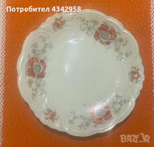 Bareuther.1937-1945г. Порцеланова чиния.