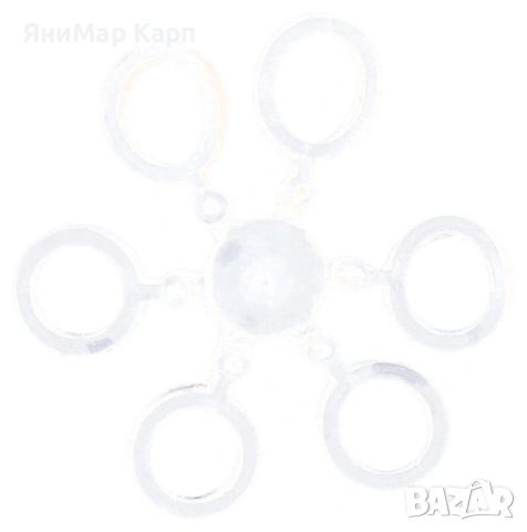 Ластичета за стръв Mikado Pellet Bands Method Feeder On Ring Transparent