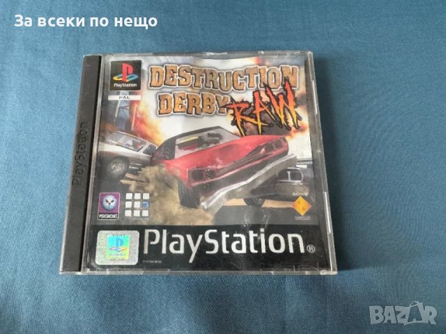 Destruction Derby Raw , игра за playstation 1 ps1 плейстейшън 1