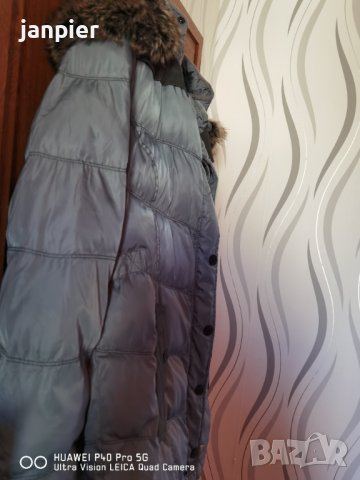 Дамско оригинално яке "Khujo"XL цвят опушено синьо. Перфектно!!! , снимка 15 - Якета - 38360101