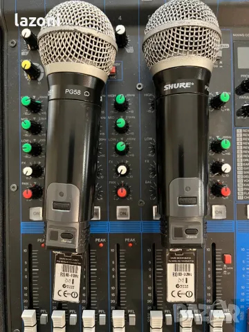 Микрофон Shure двоен, снимка 2 - Микрофони - 49961704