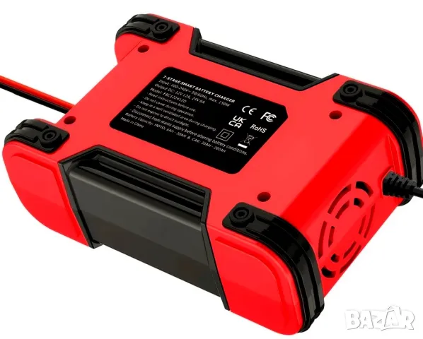 ЗАРЯДНО ЗА АКУМУЛАТОР, УМНО, ИМПУЛСНО, 12V 12A, 24V 6A, ЗА КОЛА, ТЯГОВ, AGM, GEL, VRLA, СТАРТОВ, UPS, снимка 4 - Аксесоари и консумативи - 49424950