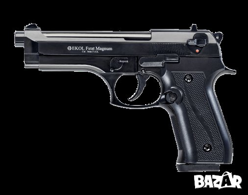 Газов пистолет Ekol FIRAT MAGNUM черен, снимка 1 - Газово оръжие - 43412151