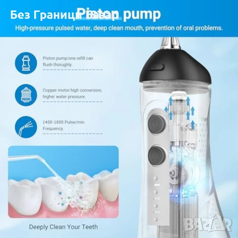 Нов флосер за почистване на зъби Безжичен дентален орален иригатор, снимка 3 - Други - 50941228