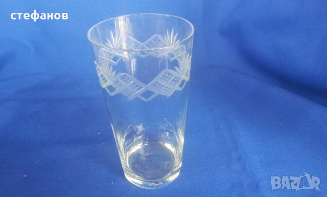 Чаши за безалкохолно 6 бр с гравюра тънко стъкло, снимка 7 - Чаши - 28890022